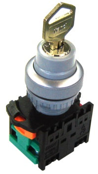 3 position key switch spring return 1A1B contacts (3331) – DZ ...
