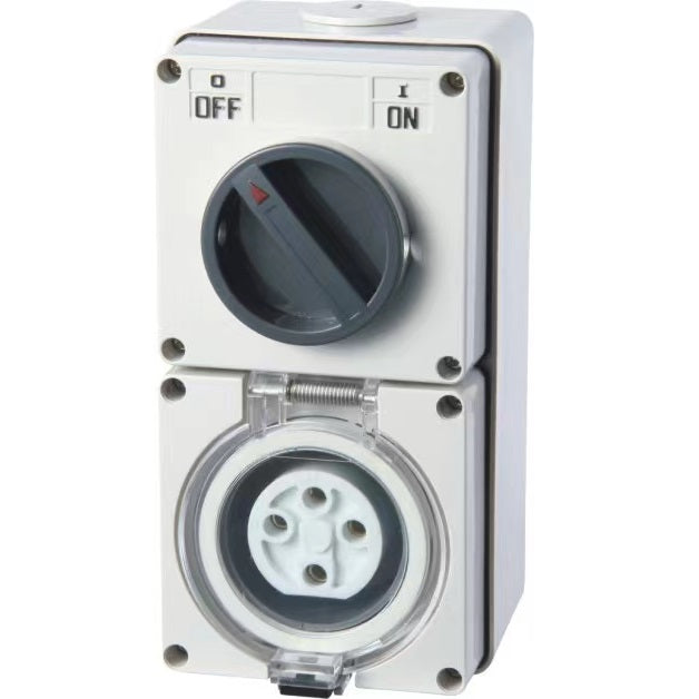 4 圆脚开关插座