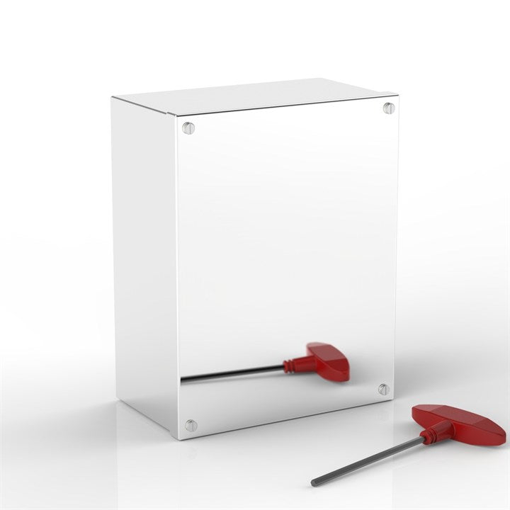 XTCE13-P304 | Flat Roof Terminal & Control Enclosure with Sealed Compartment Wall Fixing Points