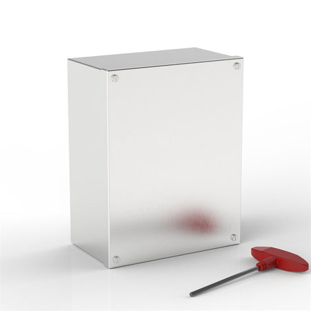 XTCE13-S316 | Flat Roof Terminal & Control Enclosure with Sealed Compartment Wall Fixing Points